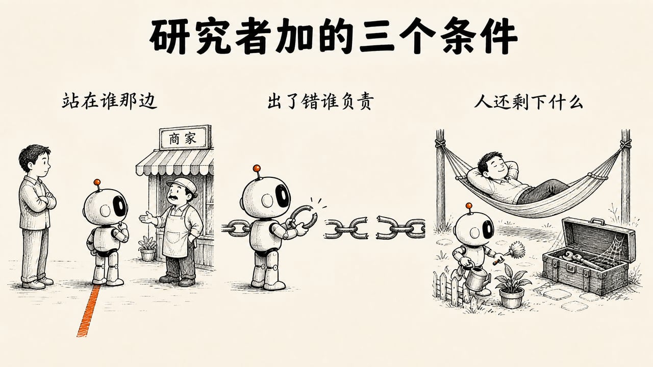 研究者加的三个条件