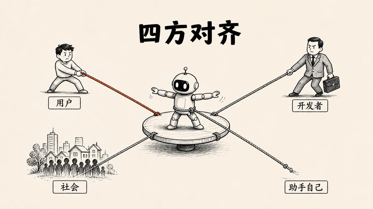 四方对齐