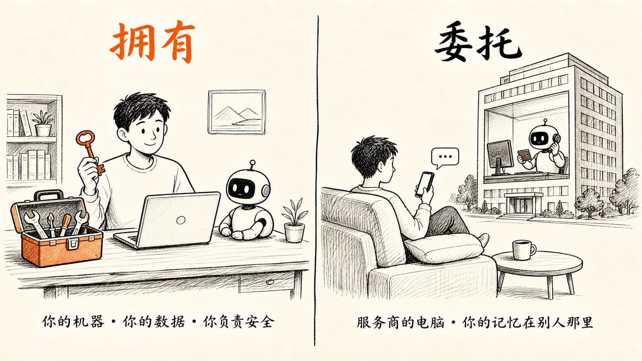 拥有 vs 委托