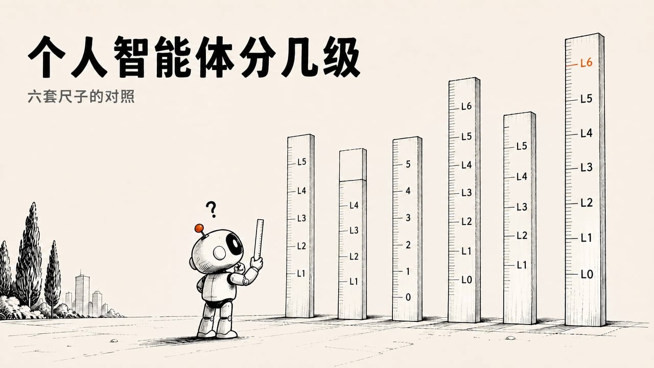 #05 - 个人智能体分几级:六套尺子的对照